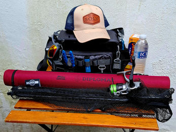 The joy of Lure Fishing - compact gear.