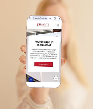 Mainostoimisto mainosallas suunnittelemat verkkosivut pakatelle