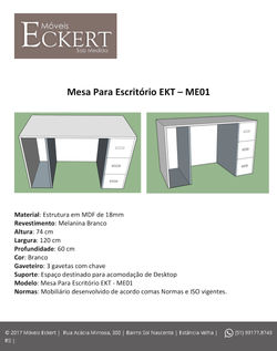 Mesa para Escritório