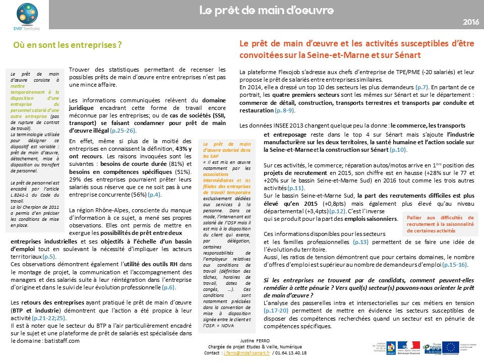 Modèle Contrat De Prêt De Main DOeuvre Guide Complet - Narration