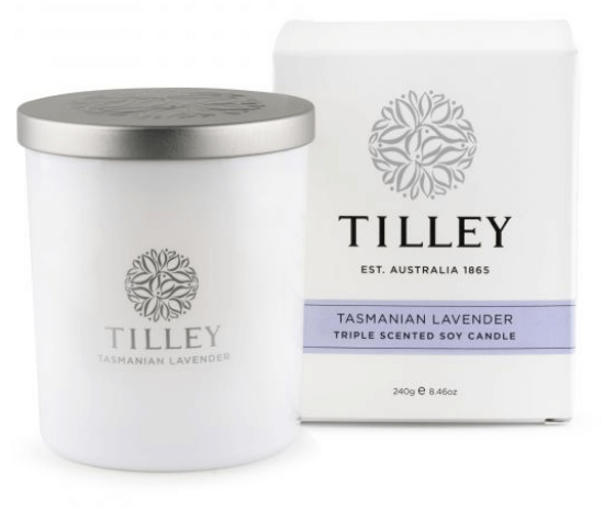 Tilley Tasmanian Lavender Soy Candle 240g / 45 Hour