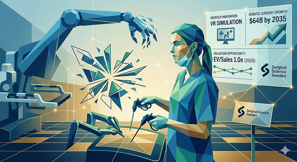 Neu im wikifolio Distressed Value: Mit Surgical Science Sweden wird auf einen globalen Pionier der medizinischen Simulation gesetzt