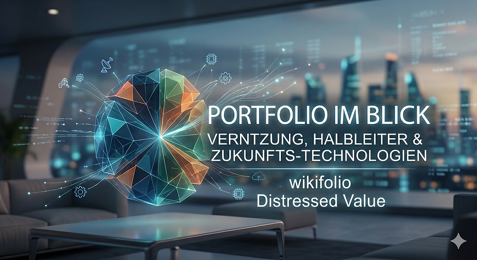 wikifolio Distressed Value - Blick ins Depot: Wo die Zukunft vernetzt wird