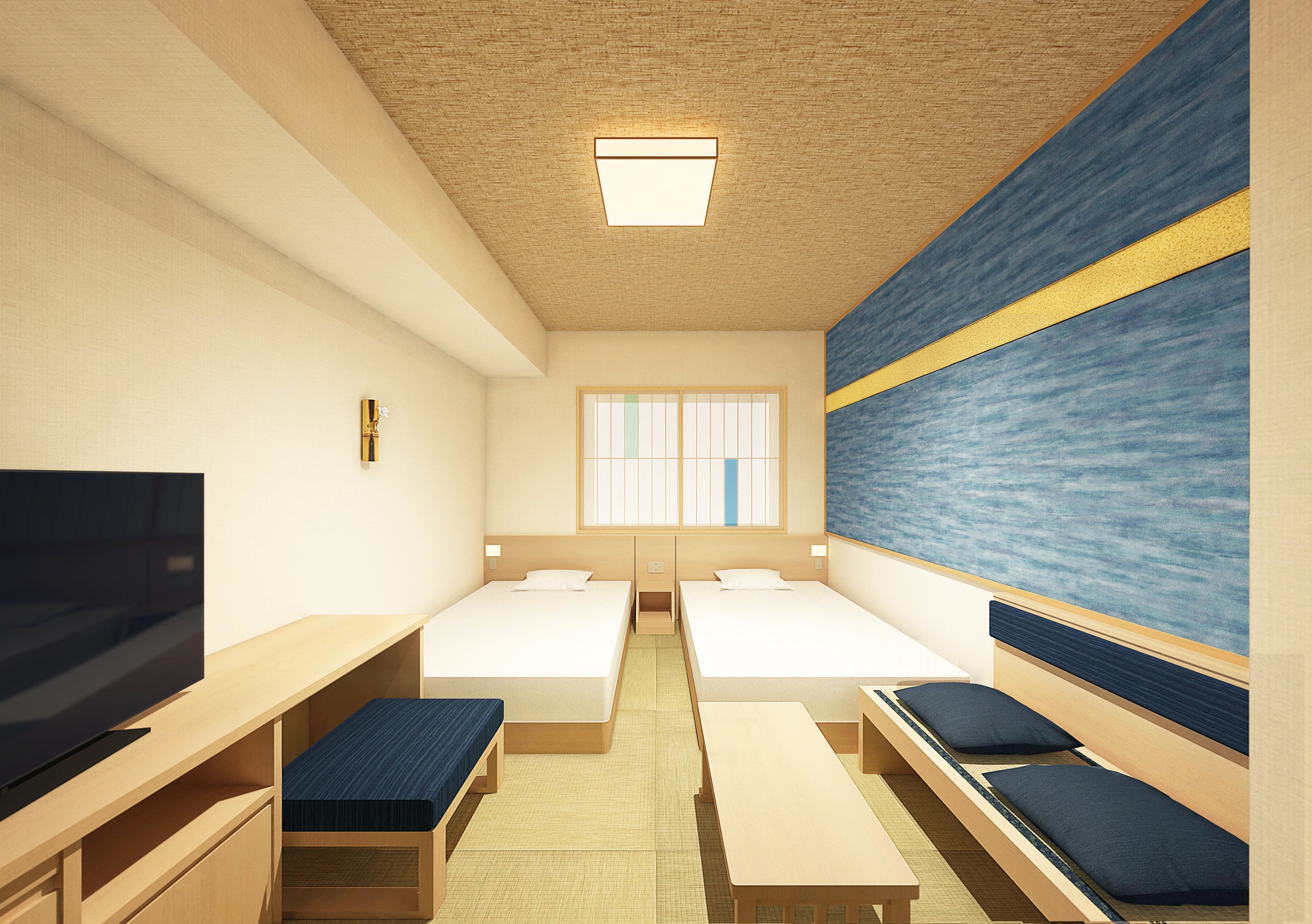 Japanese-style room at Beppu Hatto Onyado Nono Beppu