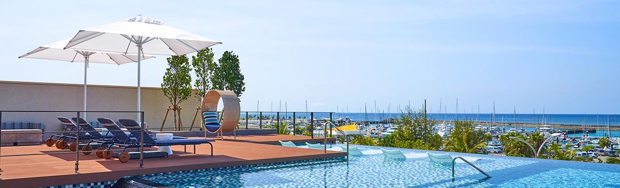 Okinawa Prince Hotel Ocean View Ginowan 2층 Infinity Pool