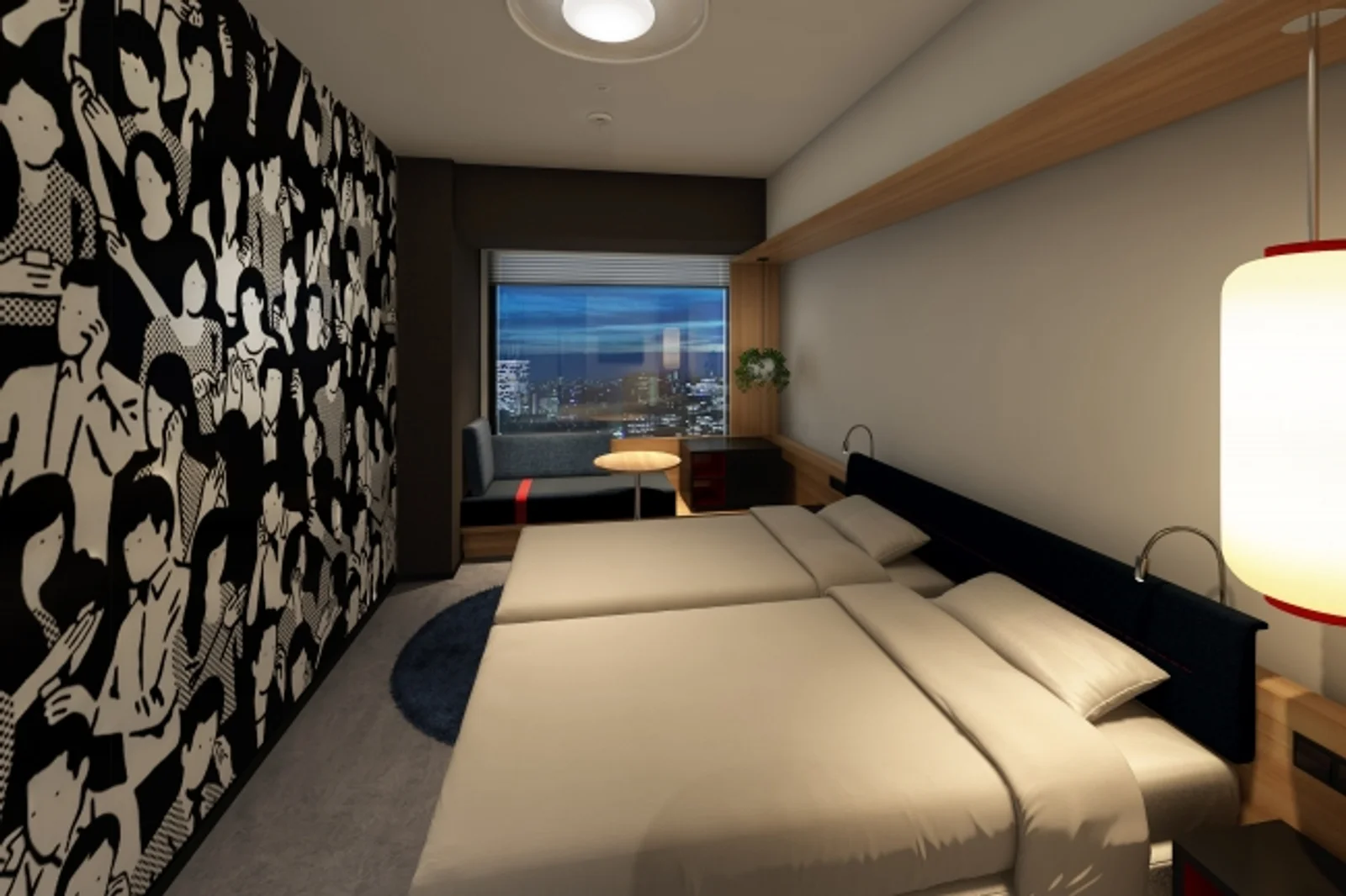 Annex Millennial Twin room at Shinagawa Prince Hotel