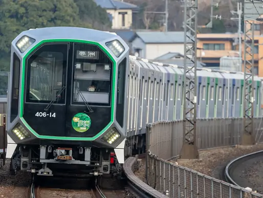 Official Osaka Metro train for USJ Horror Night late transport