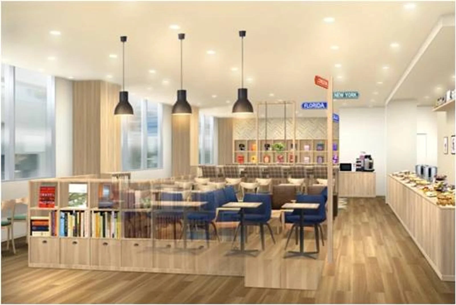 Comfort Hotel Kochi 圖書咖啡休息空間