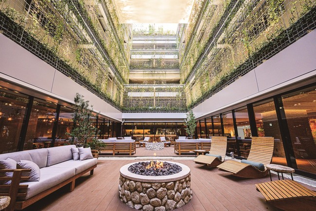 GOOD NATURE HOTEL KYOTO central atrium and entrance