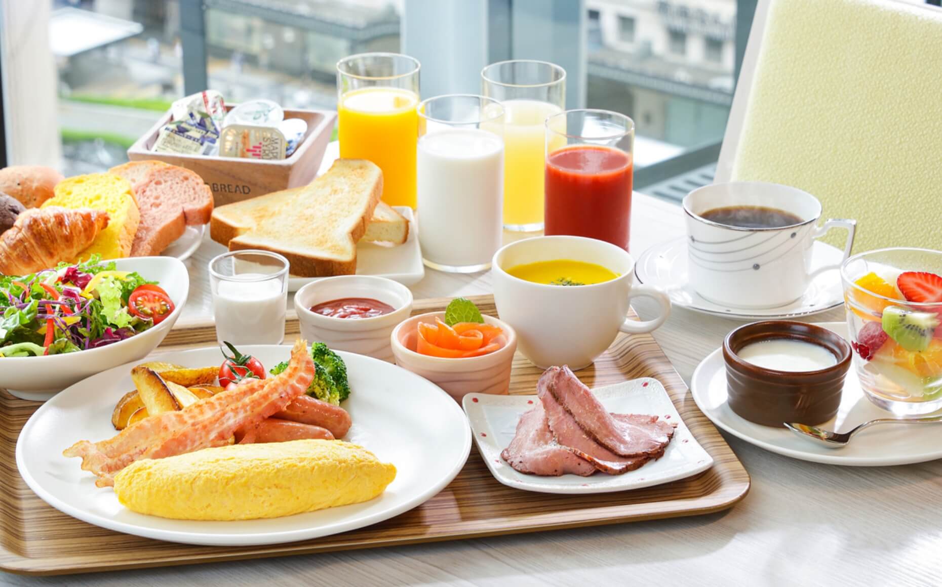 Hotel Royal Classic Osaka Restaurant HAFU 조식 공간