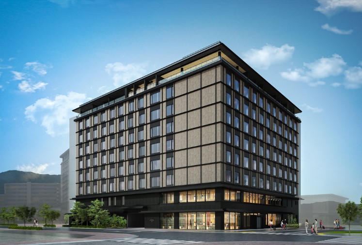 Tokyu Stay Hida-Takayama Musubi no Yu의 다카야마역 앞 외관
