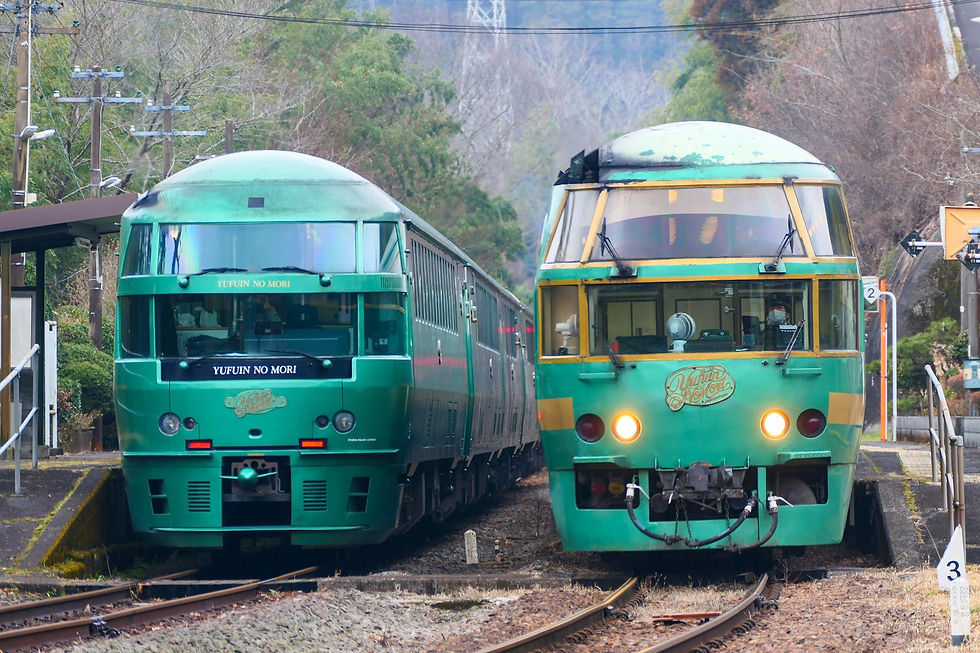 JR Kyushu Yufuin no Mori sightseeing train