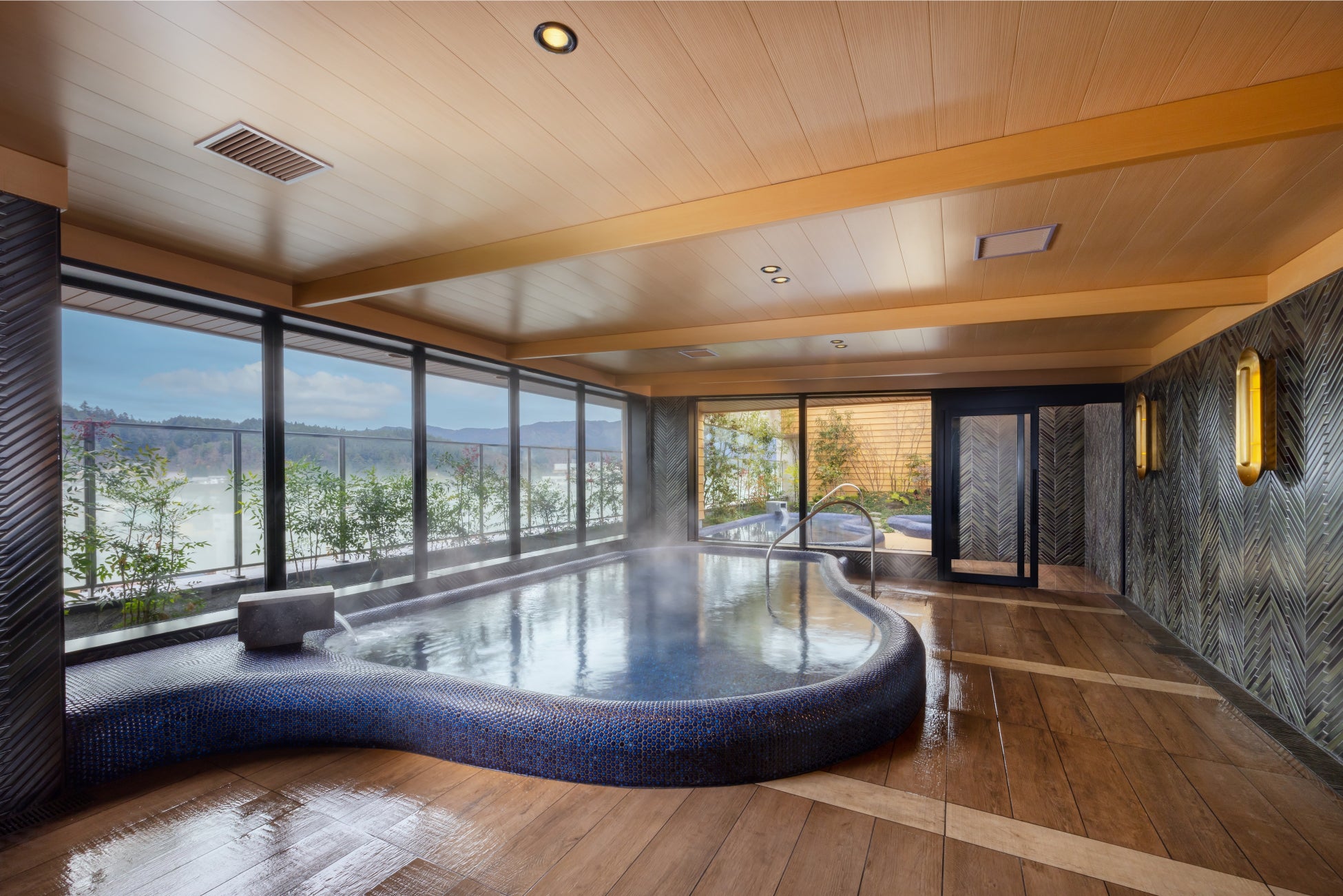 Mercure Hida Takayama 최상층 대욕장과 노천탕