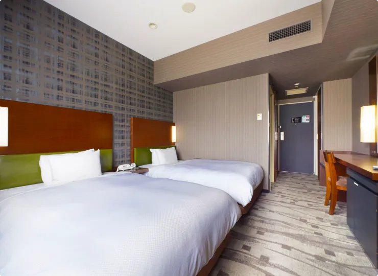 Sotetsu Grand Fresa Tokyo-Bay Ariake 雙床客房實景