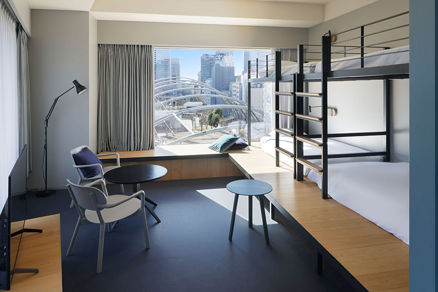 sequence MIYASHITA PARK Bunk Bed 4 객실