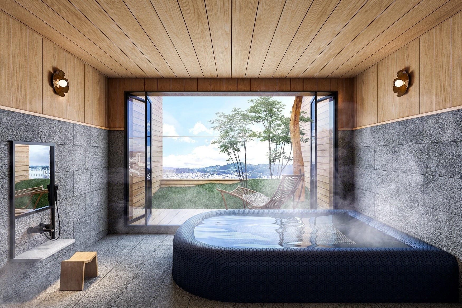 Mercure Hida Takayama 전용 노천탕 객실 시설