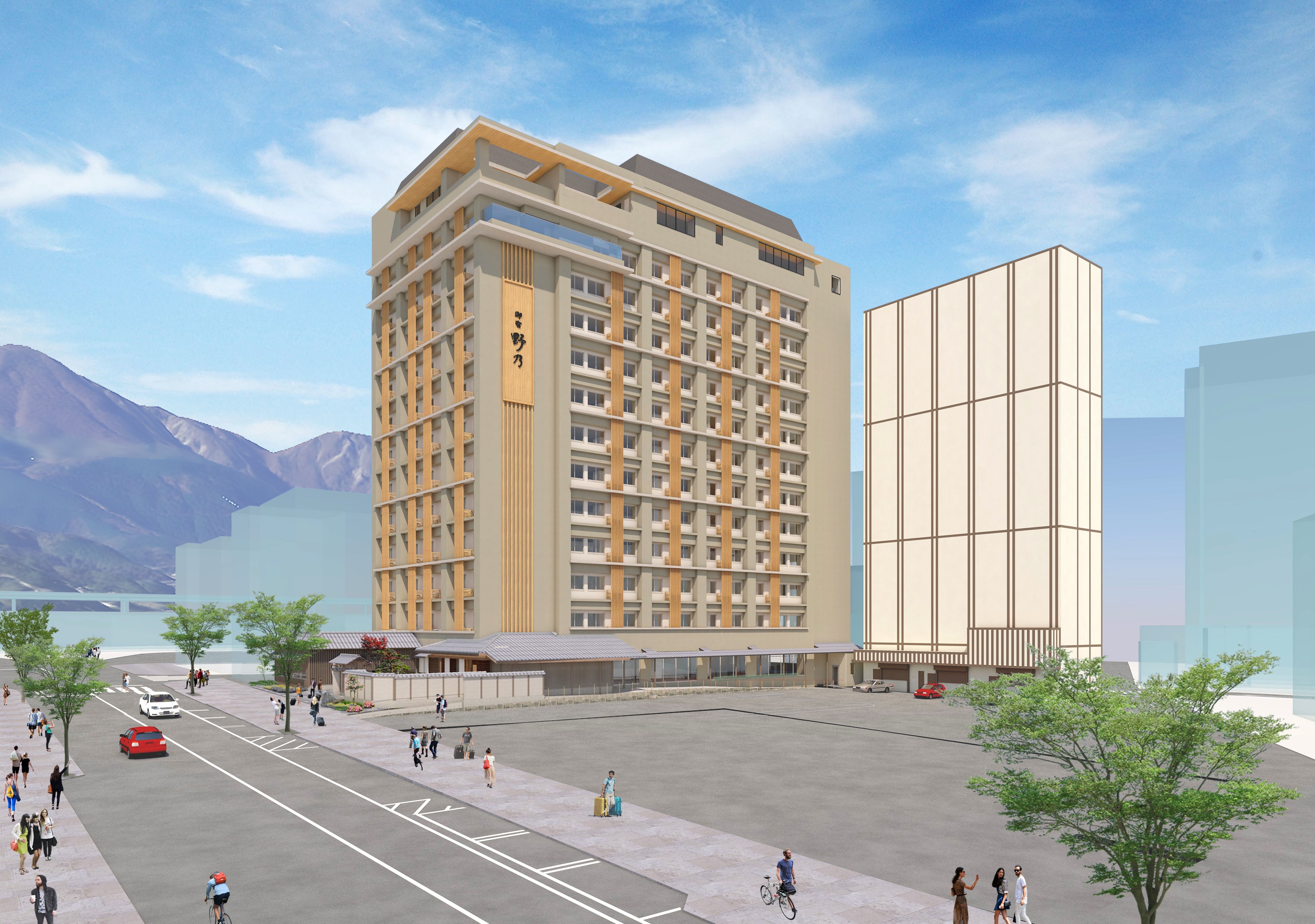 Official exterior of Beppu Hatto Onyado Nono Beppu