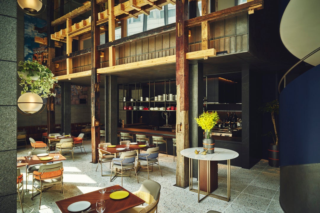 voco Osaka Central LOKAL HOUSE 레스토랑과 공용 공간