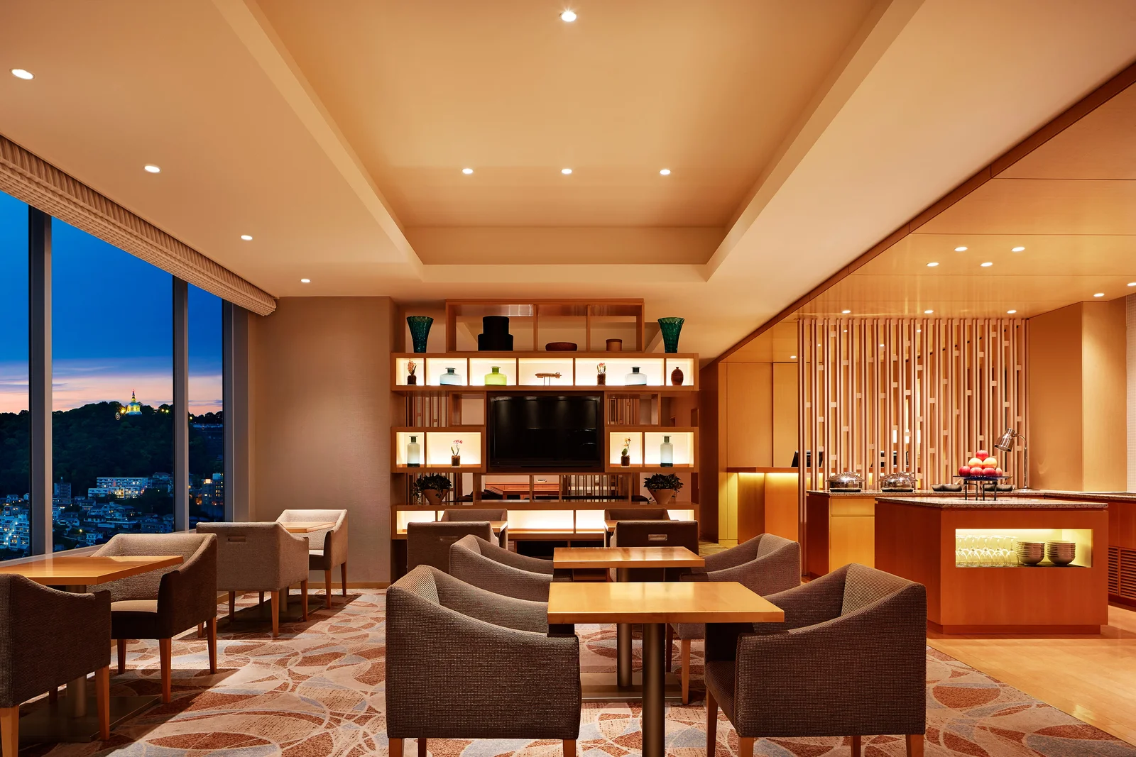 High-floor Club Lounge at Sheraton Grand Hiroshima