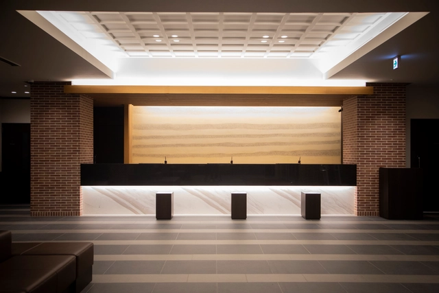 LA VISTA Furano Hills hotel lobby and reception area