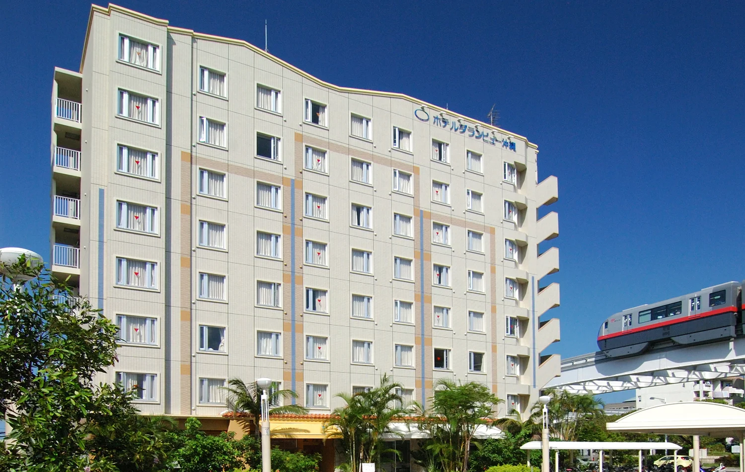 Exterior of Hotel Gran View Okinawa near Akamine Station