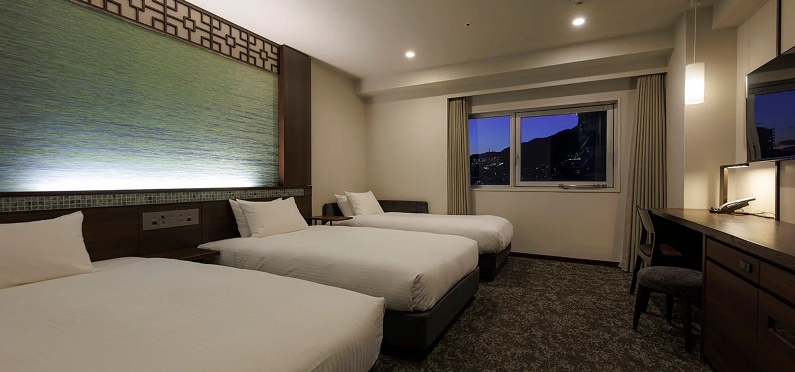JR Kyushu Hotel Nagasaki Superior Twin accommodation interior