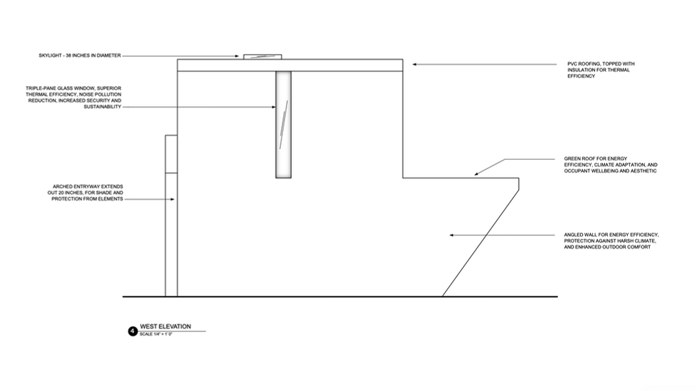 WEST ELEVATION