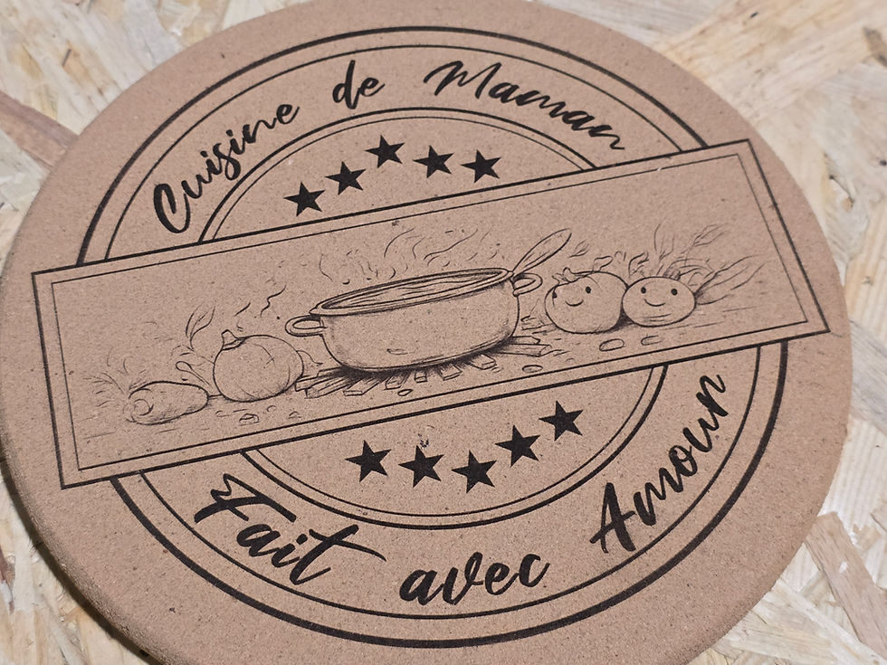 Dessous de plat Personnalisable "La Cuisine de..."