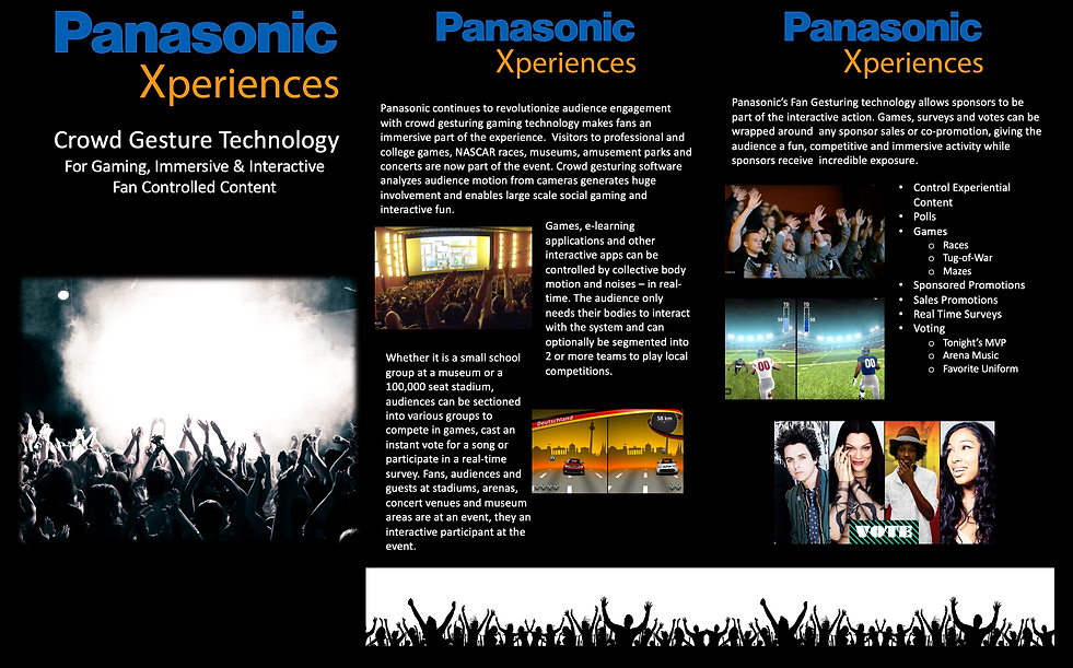 Panasonic Xperiences Crowd Gesturing Brochure
