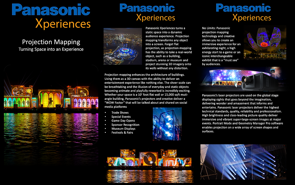 Panasonic Projection Mapping Brochure