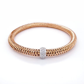"Roberto Coin" Primavera Bracelet in 18k Rose Gold