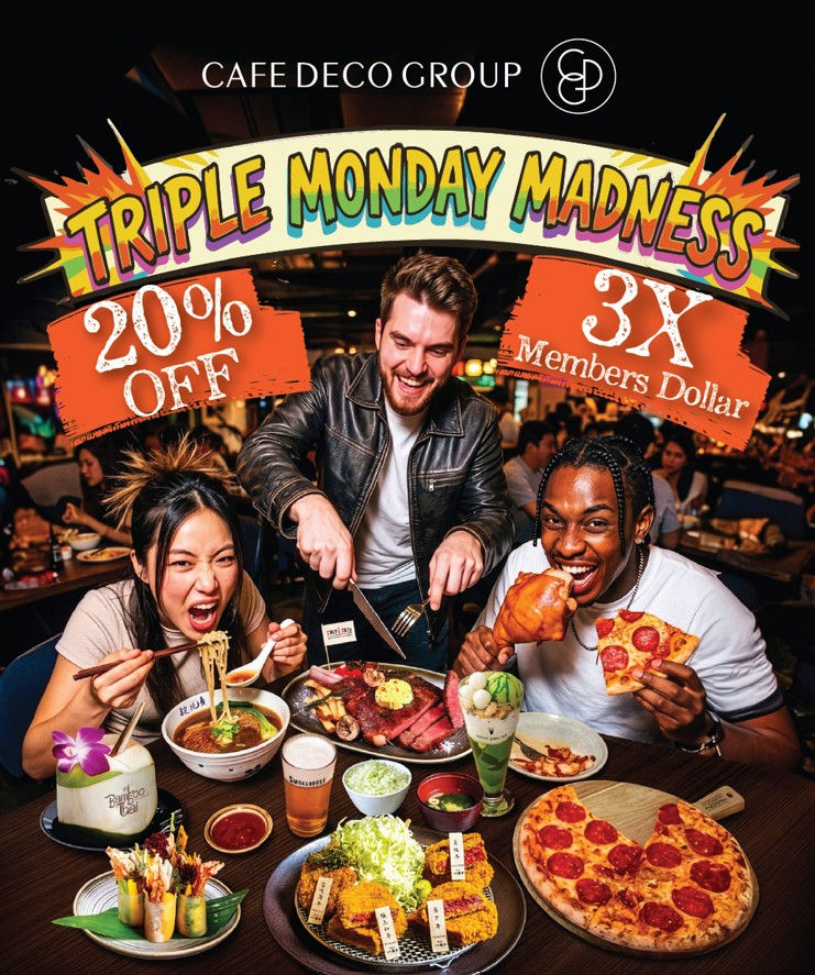 Cafe Deco Group Launches ‘Triple Monday Madness’ Across 34 Restaurants and Bars in Hong Kong