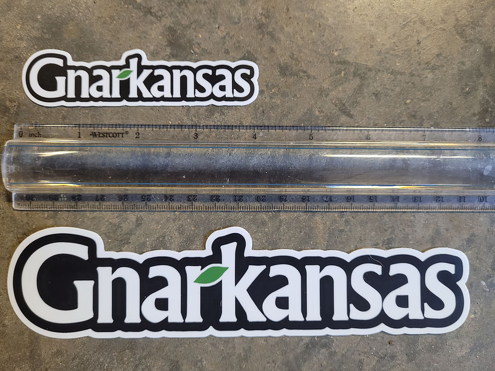 Thumbnail: Gnarkansas Leaf Logo Sticker