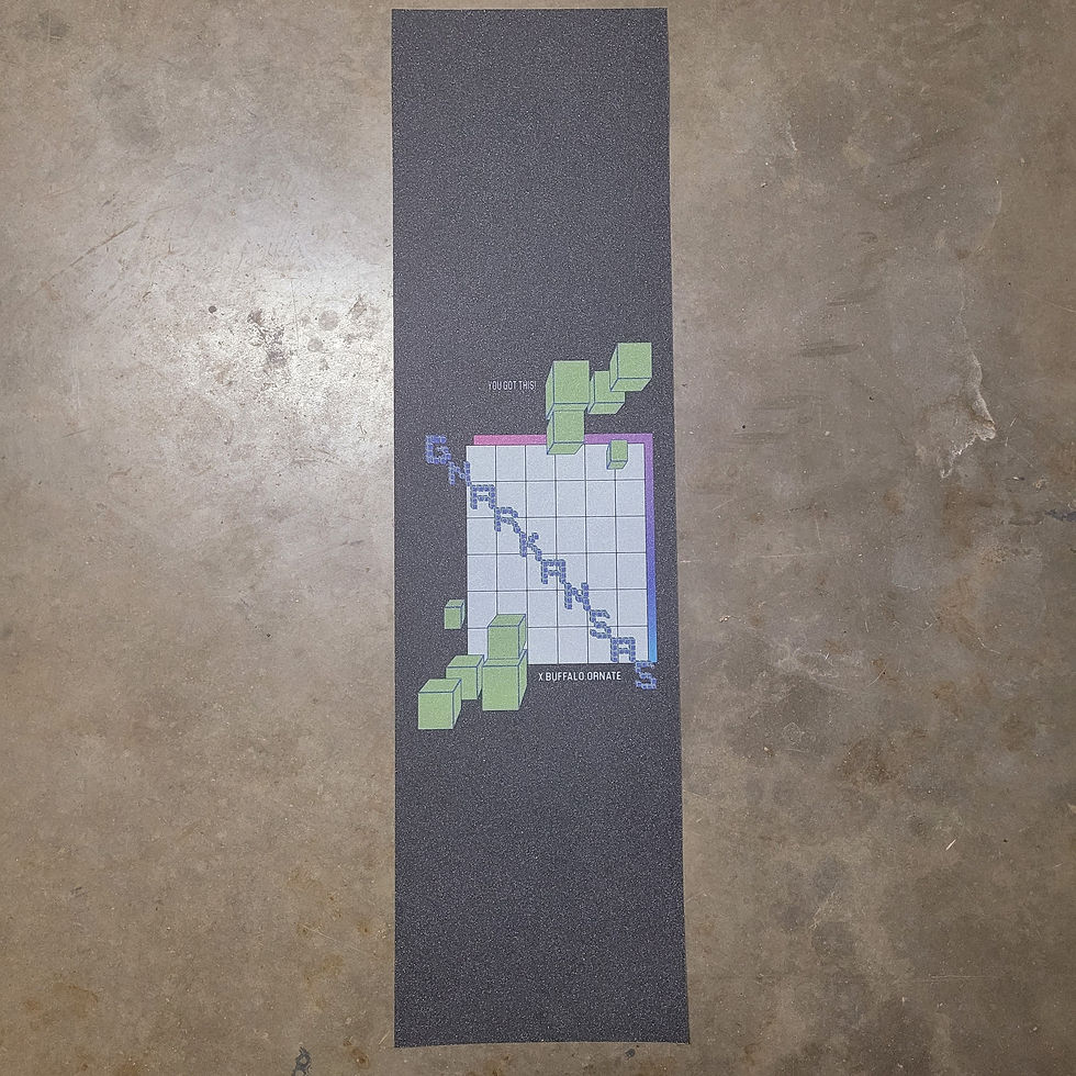 Thumbnail: Gnarkansas X Buffalo Ornate Griptape