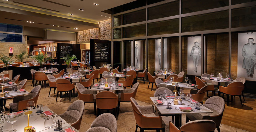 Restaurant at night