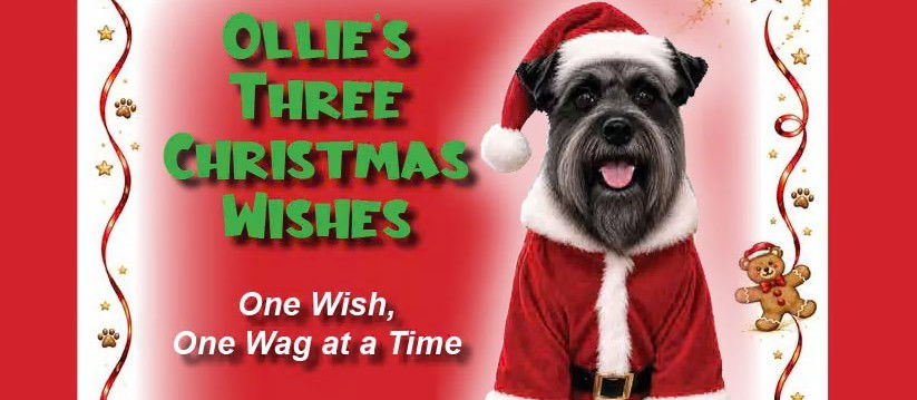Children's Christmas book features Ollie the therapy dog!