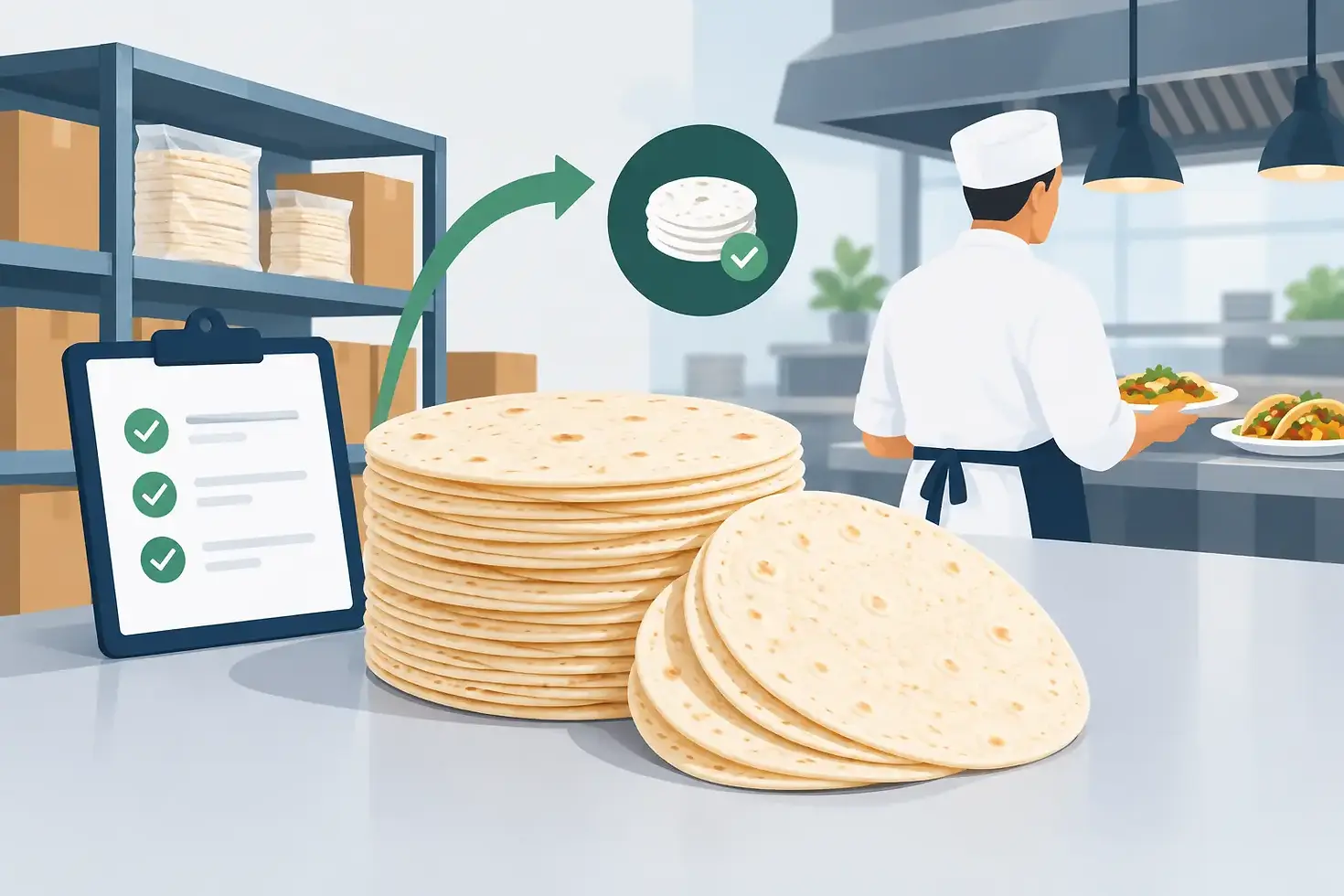 Tortilla Stockout Reduction for Foodservice Buyers