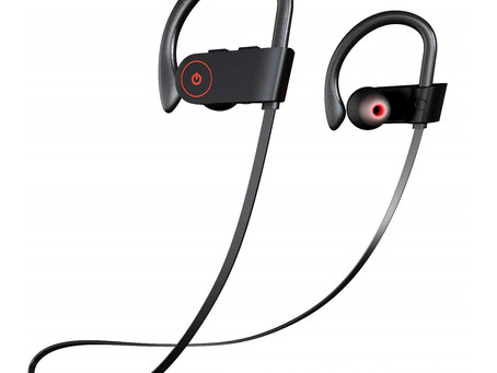 Bluetooth Headphones IPX7 Waterproof, Wireless Sport Earphones