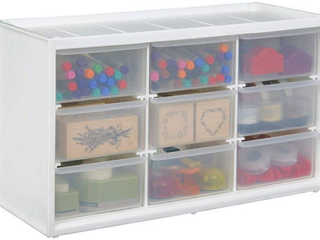 ArtBin Store-In-Drawer Cabinet; 9 Art and Craft Supply Storage Drawers