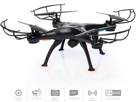 Upgraded 6-Axis Headless RC Quadcopter FPV RC Drone W/ WIFI HD Camera For Real Time Video