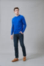 No.60 SUPERFINE MERINO CASHMERE MIX CREWNECK SWEATER