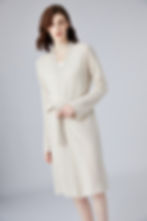 No.23 PURE CASHMERE ROBE WITH BELTED