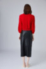 No.30 PURE CASHMERE WIDE SLEEVES CREWNECK TOP