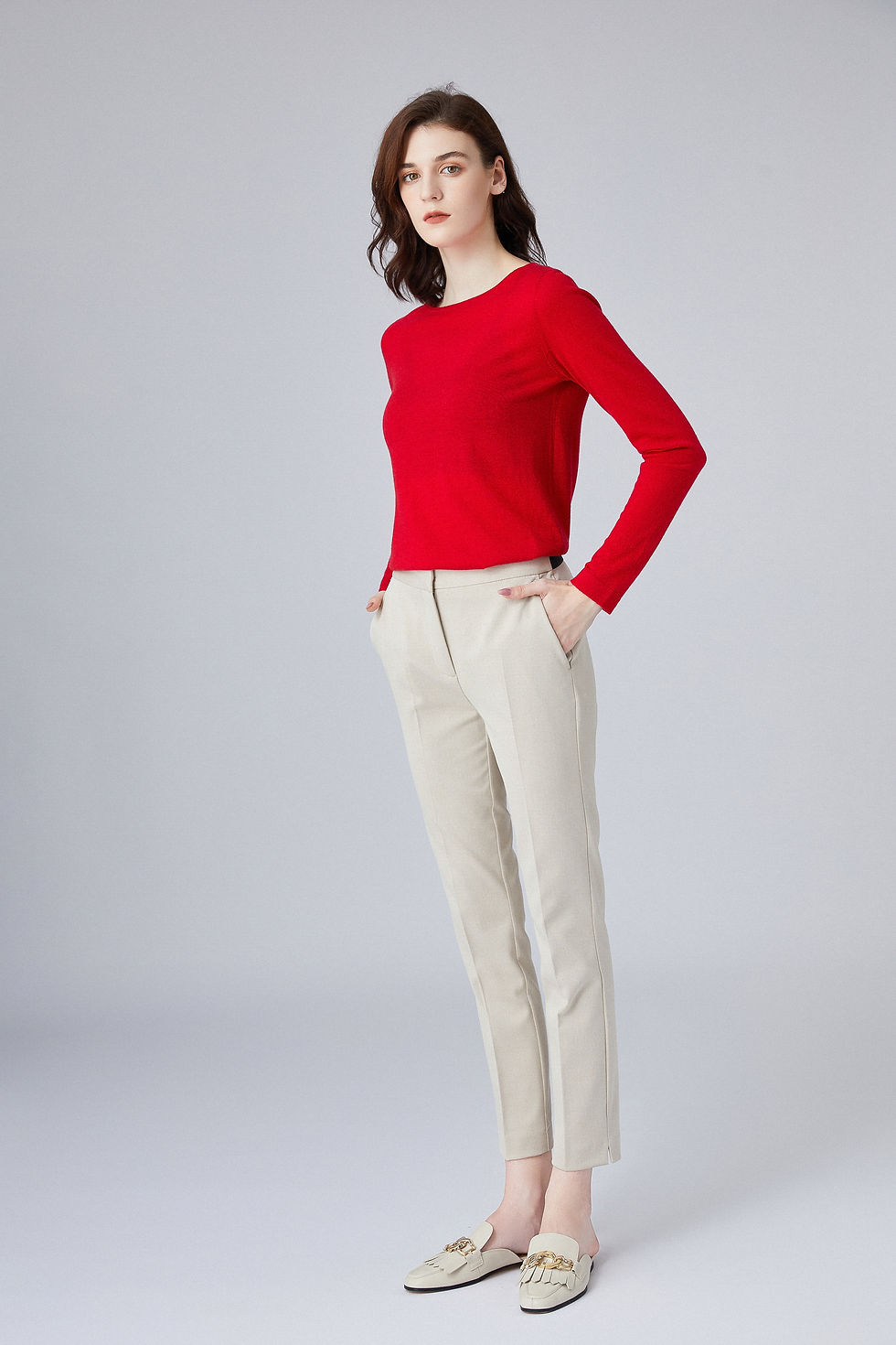 No.39 SUPERFINE MERINO CASHMERE MIX CREWNECK