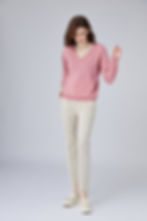 No.48 PURE CASHMERE V-NECK SWEATER