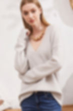 No.13 PURE CASHMERE TOP
