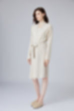 No.23 PURE CASHMERE ROBE WITH BELTED
