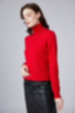 No.43 SUPERFINE MERINO CASHMERE MIX TURTLENECK