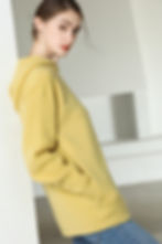 No.08 PURE CASHMERE RIB HOODIE