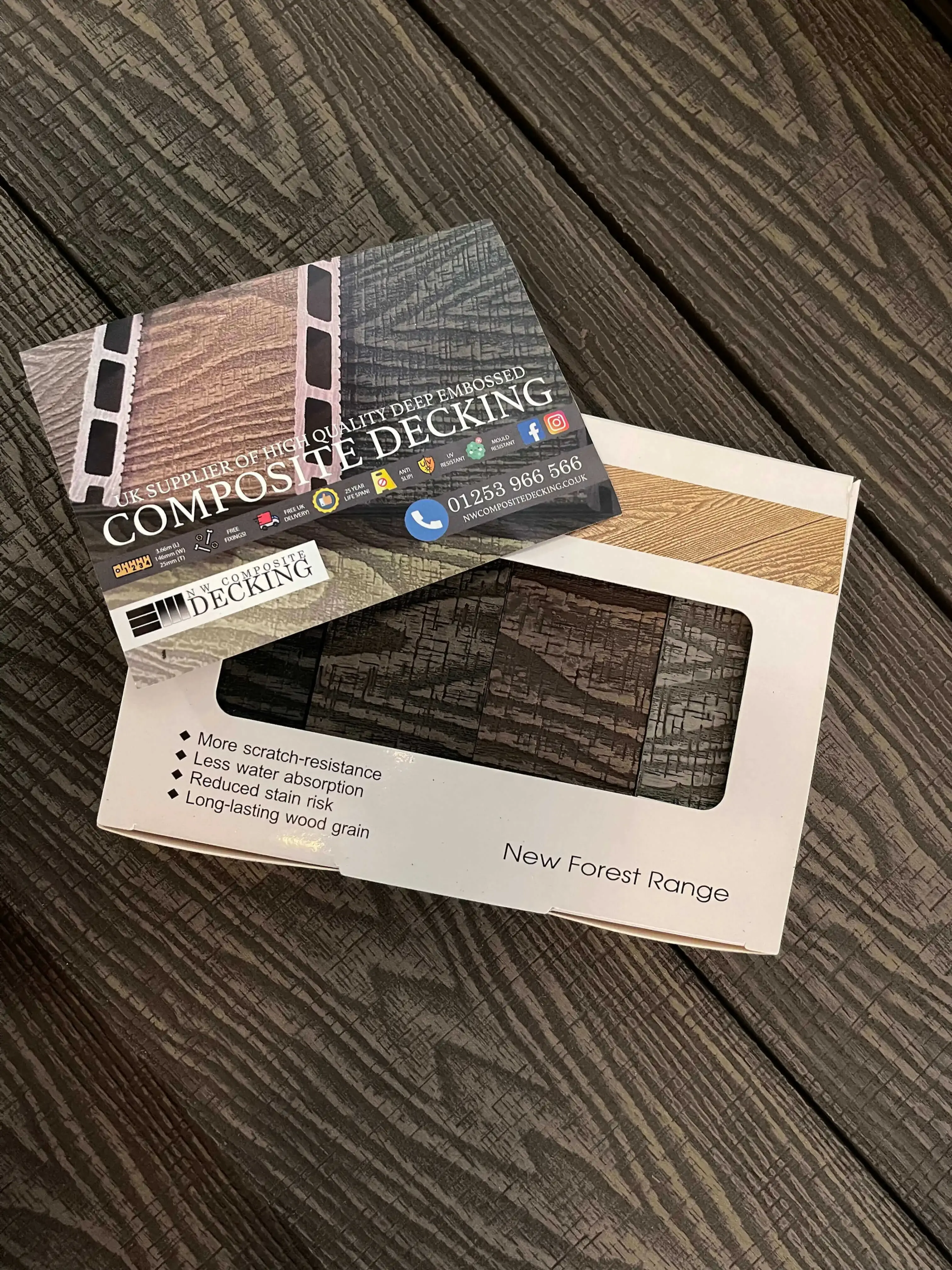 NW Composite Decking Sample Pack & Leaflet
